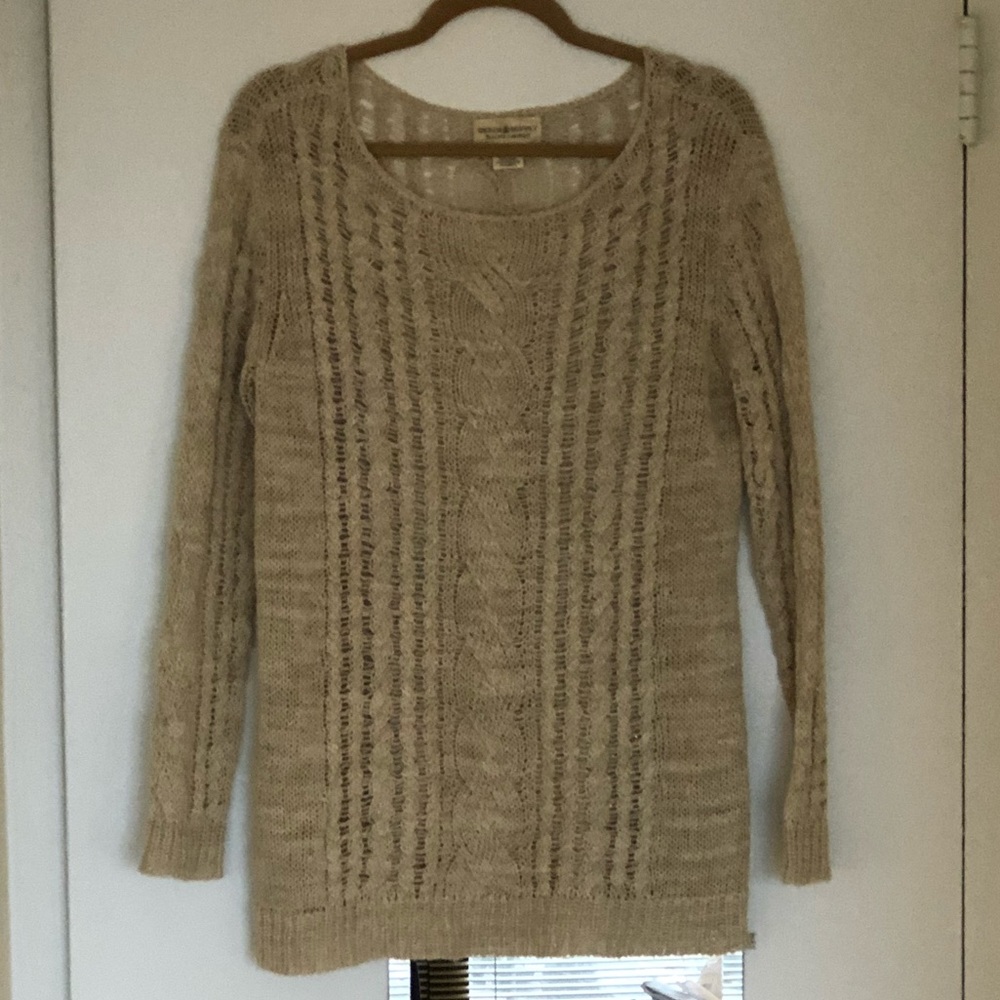 Women’s long knitted sweater